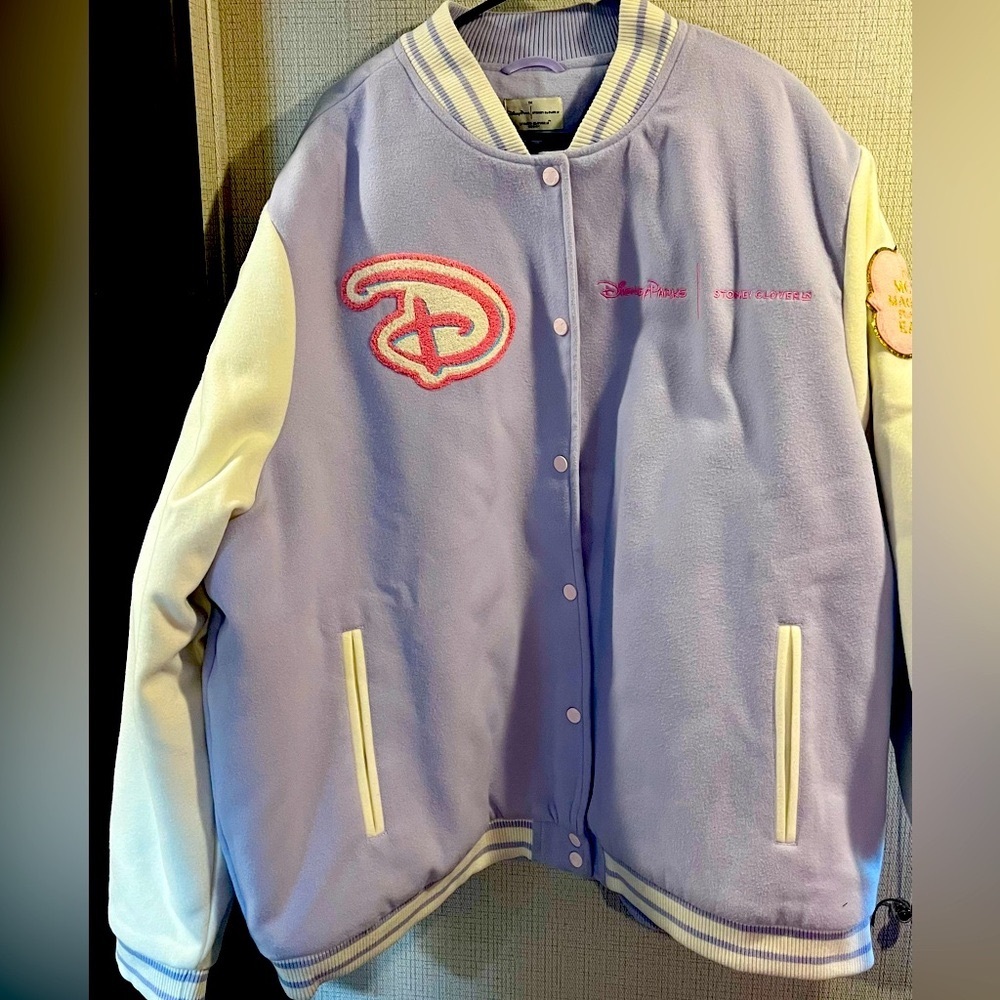 Stoney Clover X Disney Parks WDW Varsity Jacket- Lavender